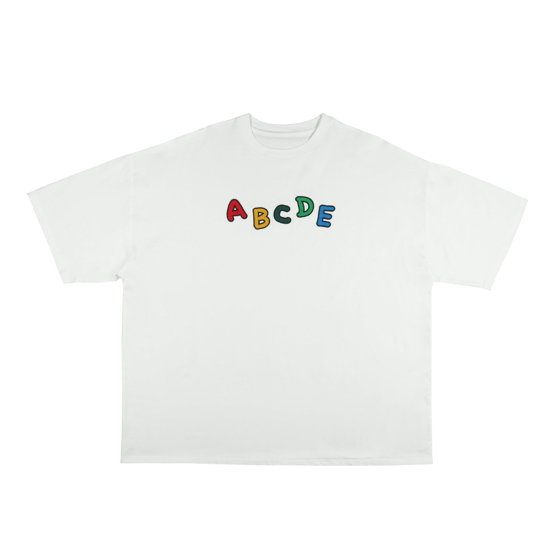 Toson, "ABCDE" Patchwork T-shirt