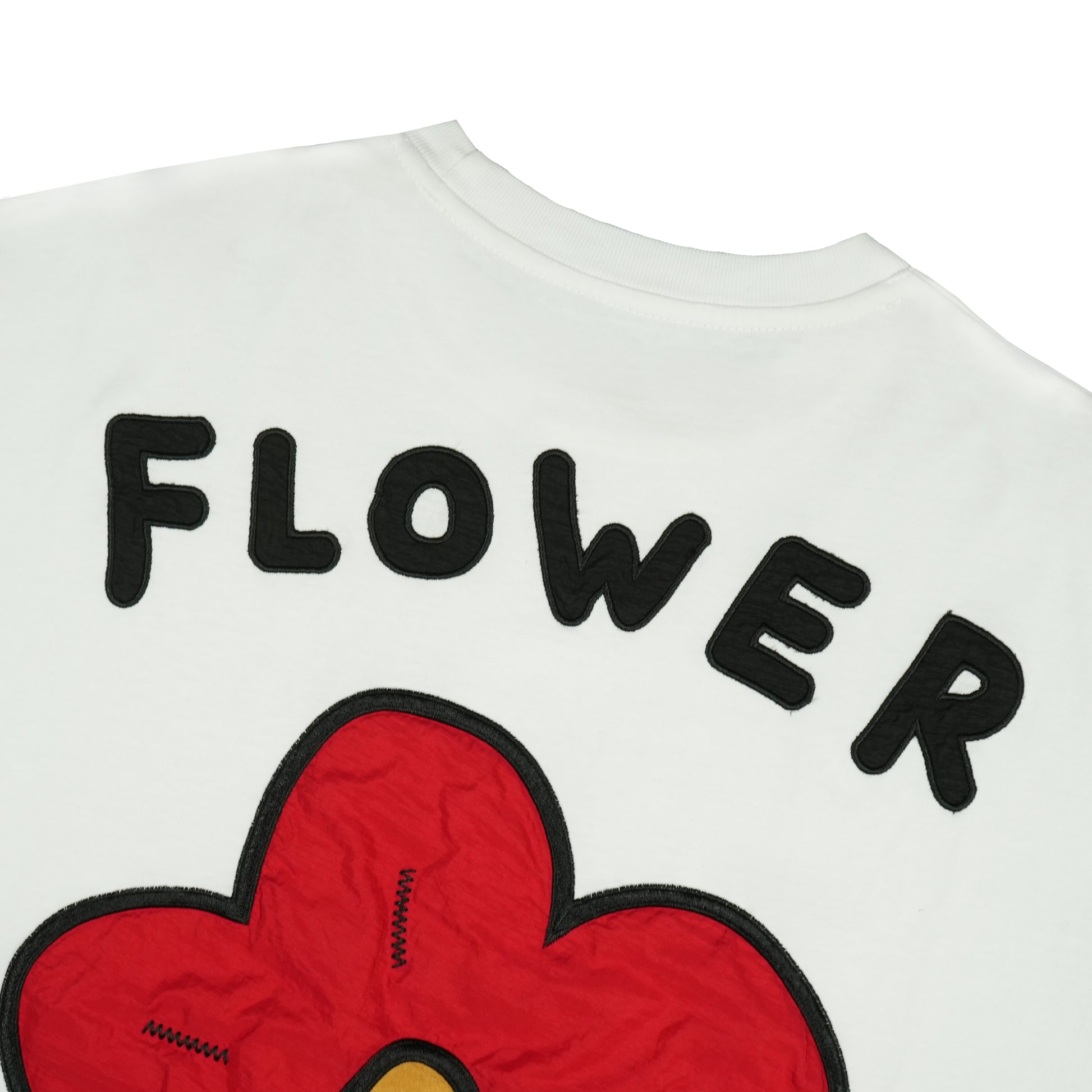 Toson, Copy of "Flower" Patchwork T-shirt - White