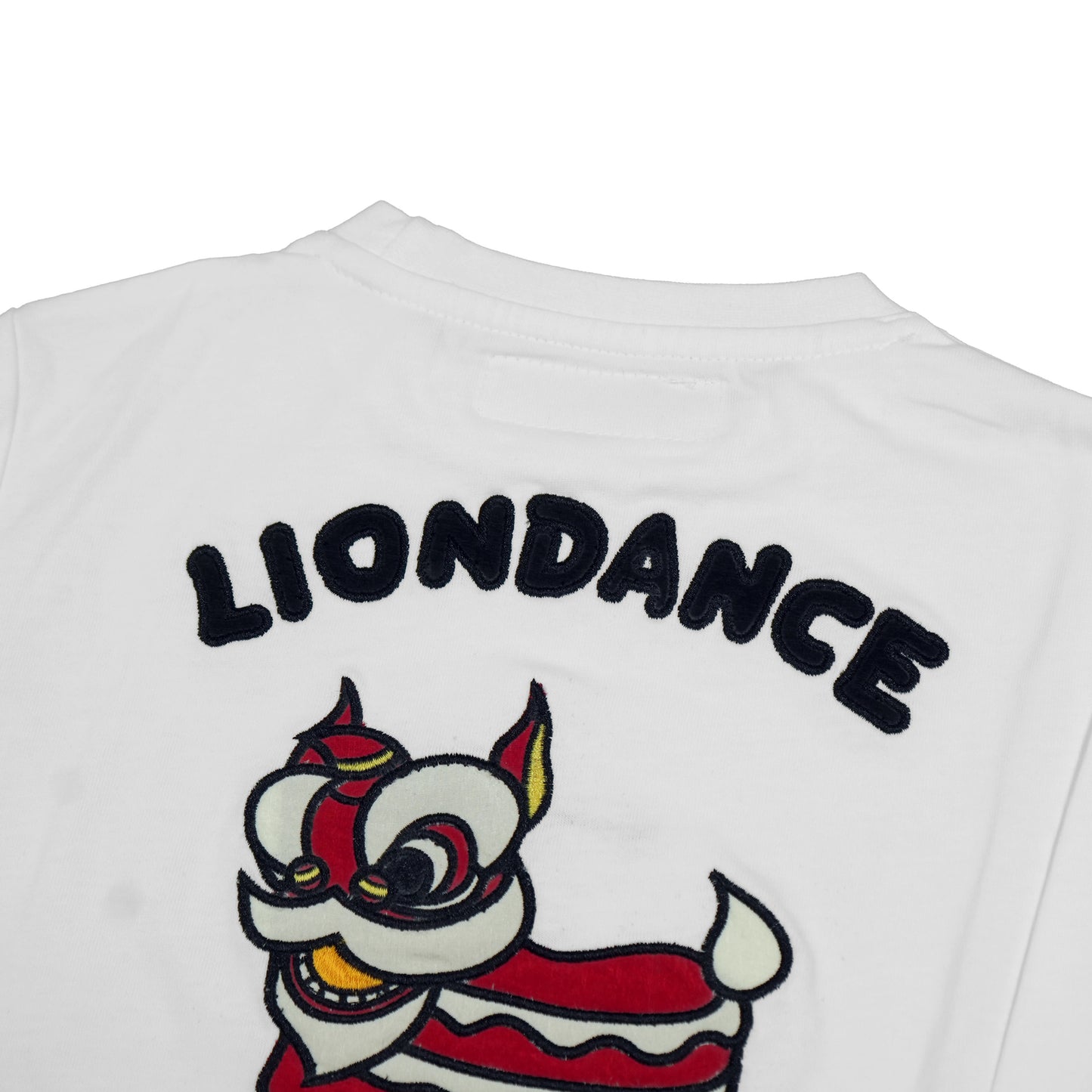 Toson, Kid - "LionDance" Patchwork Long Sleeve T-shirt - White