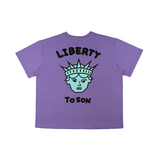 Toson, "Liberty" Patchwork T-shirt