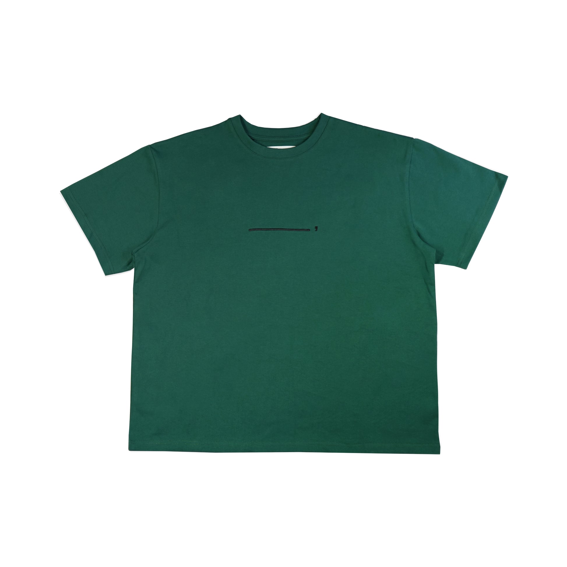 Toson, "Liberty" Patchwork T-shirt - Tree Green