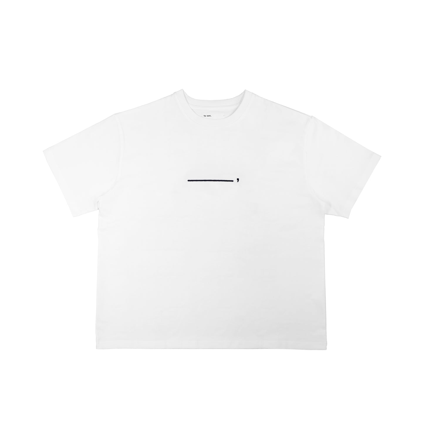 Toson, "Liberty" Patchwork T-shirt - White