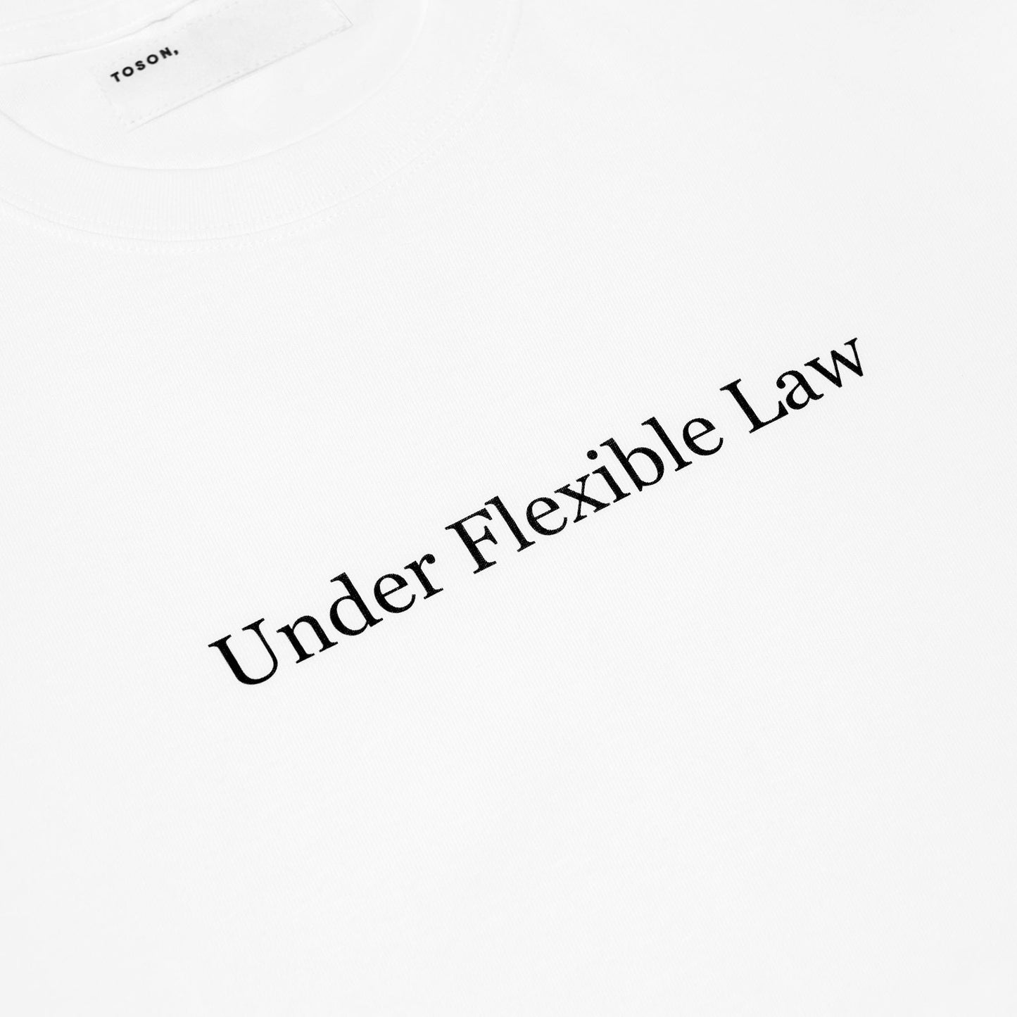 "Under Flexible Law" Print T-shirt