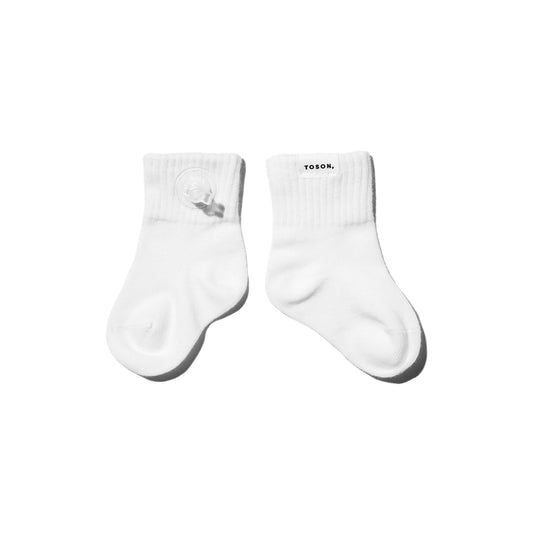 Toson, Baby Inflatable Socks 2 Pack in White